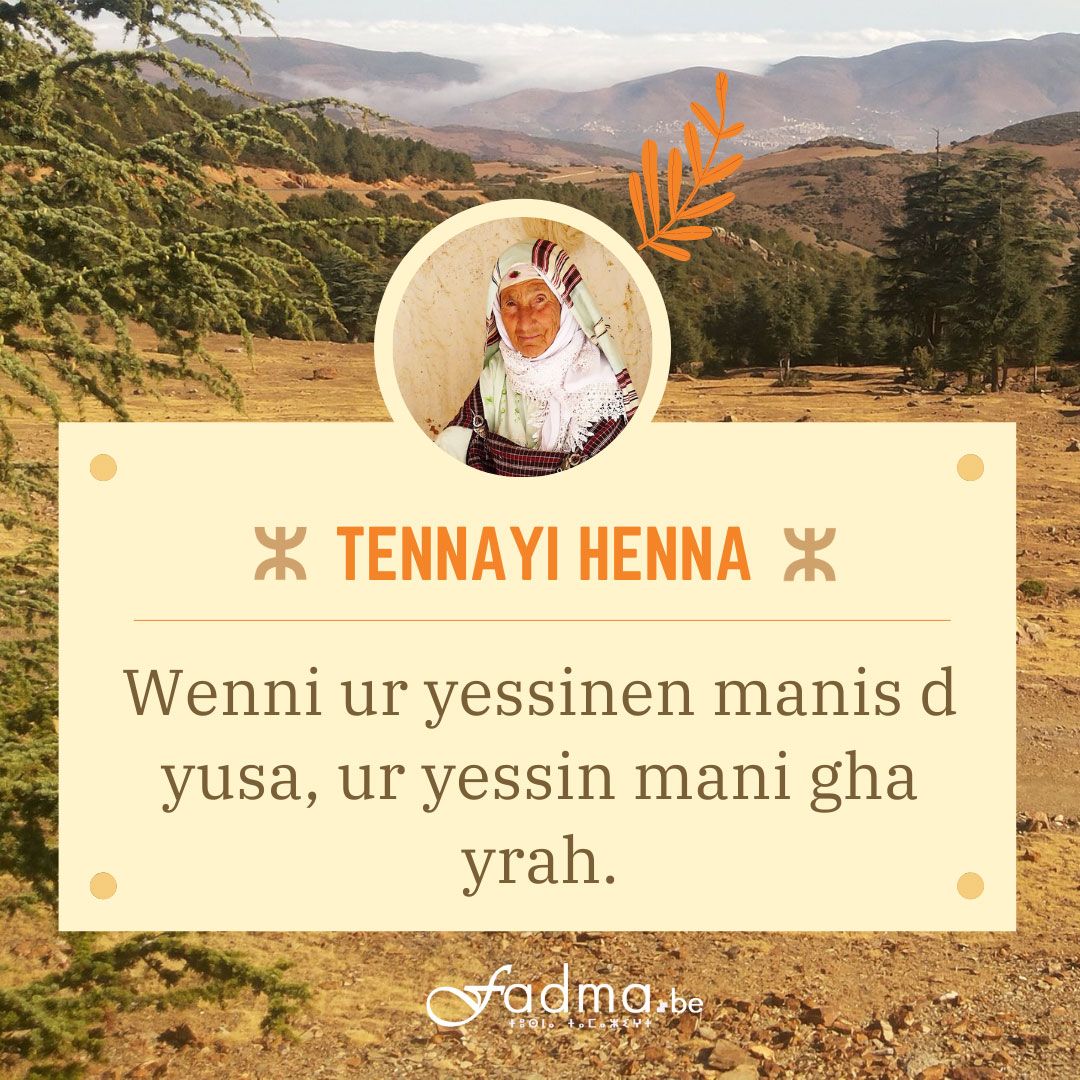 Proverbes Amazigh du Rif
